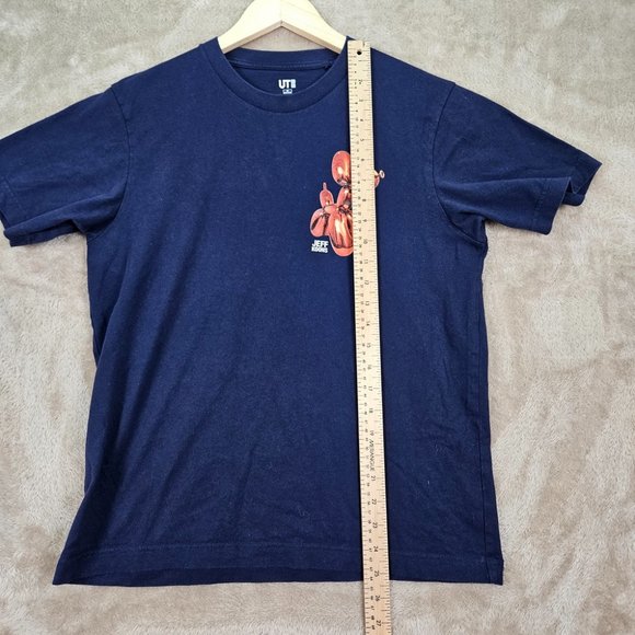 Uniqlo Jeff Koons Balloon Dog UT Graphic T-Shirt Navy Blue Men's Size M - Picture 4 of 10